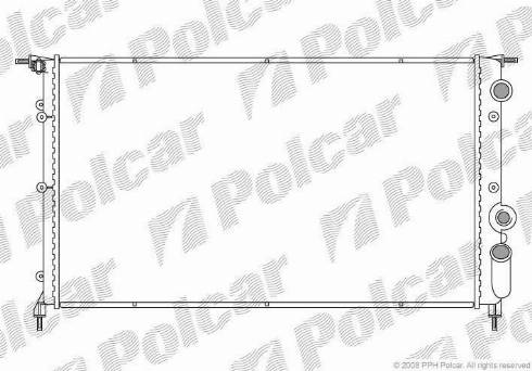 Polcar 602108-4 - Radiators, Motora dzesēšanas sistēma autodraugiem.lv