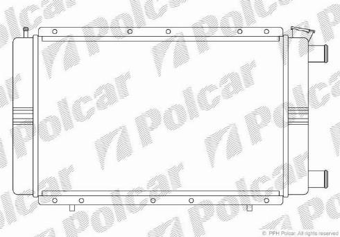 Polcar 602208A0 - Radiators, Motora dzesēšanas sistēma autodraugiem.lv