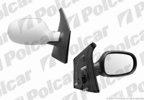 Polcar 6070524M - Ārējais atpakaļskata spogulis autodraugiem.lv