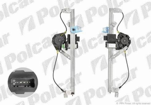 Polcar 6071PSE1 - Stikla pacelšanas mehānisms autodraugiem.lv