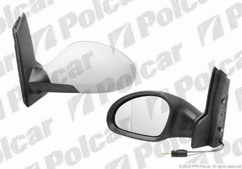 Polcar 6755522M - Ārējais atpakaļskata spogulis autodraugiem.lv