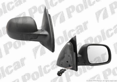 Polcar 670552-M - Ārējais atpakaļskata spogulis autodraugiem.lv