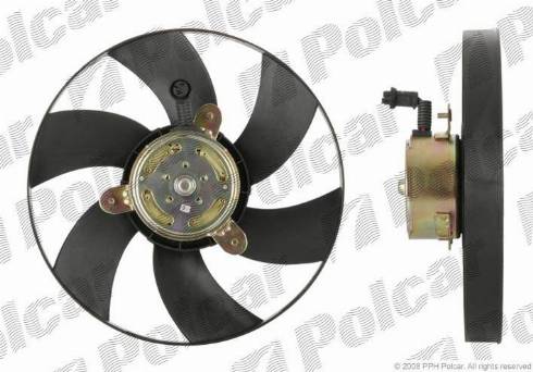 Polcar 671423U5 - Ventilators, Motora dzesēšanas sistēma autodraugiem.lv