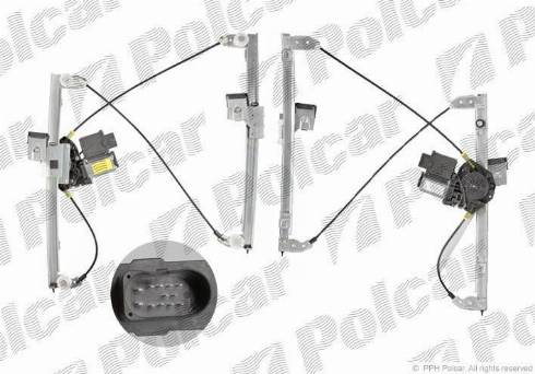 Polcar 6714PSE6 - Stikla pacelšanas mehānisms autodraugiem.lv