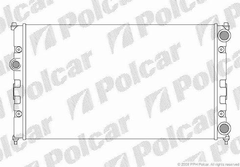 Polcar 671308-3 - Radiators, Motora dzesēšanas sistēma autodraugiem.lv