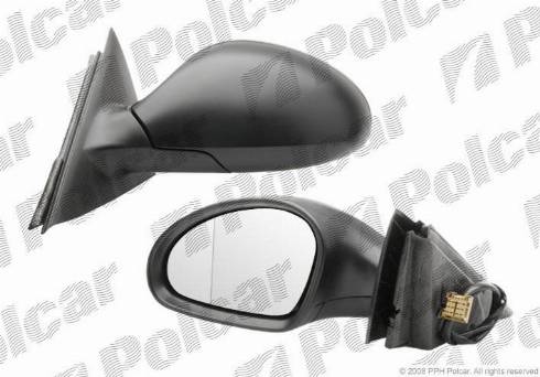 Polcar 6730514M - Ārējais atpakaļskata spogulis autodraugiem.lv