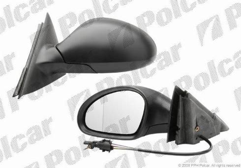 Polcar 6730511M - Ārējais atpakaļskata spogulis autodraugiem.lv
