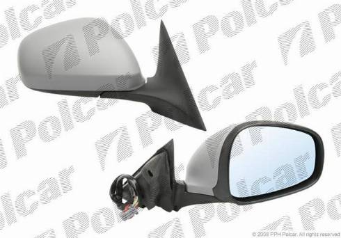 Polcar 1411527M - Ārējais atpakaļskata spogulis autodraugiem.lv