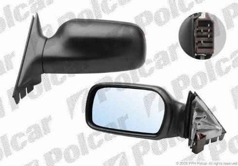 Polcar 1316514M - Ārējais atpakaļskata spogulis autodraugiem.lv