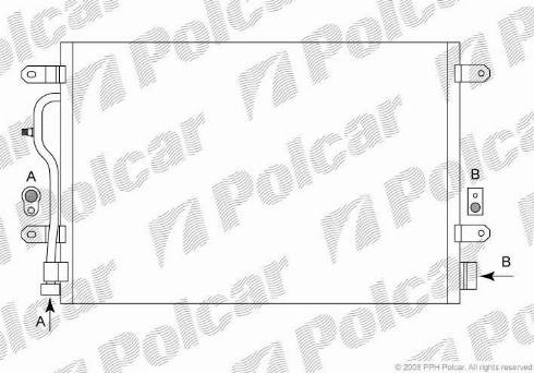 Polcar 1334K81X - Kondensators, Gaisa kond. sistēma autodraugiem.lv