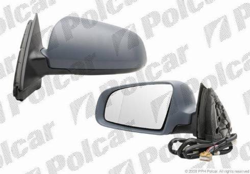 Polcar 1335526M - Ārējais atpakaļskata spogulis autodraugiem.lv