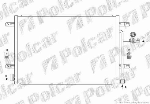 Polcar 1335K82X - Kondensators, Gaisa kond. sistēma autodraugiem.lv