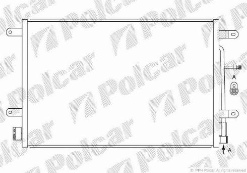 Polcar 1335K8C2 - Kondensators, Gaisa kond. sistēma autodraugiem.lv