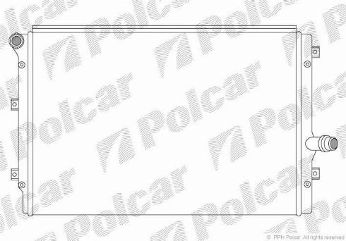 Polcar 1331084X - Radiators, Motora dzesēšanas sistēma autodraugiem.lv