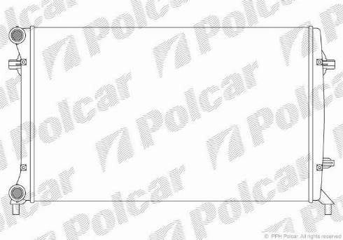 Polcar 1331085X - Radiators, Motora dzesēšanas sistēma autodraugiem.lv