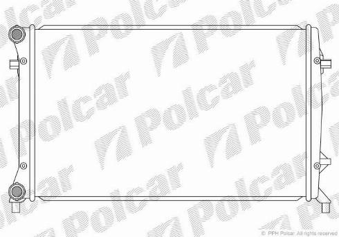 Polcar 133108-5 - Radiators, Motora dzesēšanas sistēma autodraugiem.lv