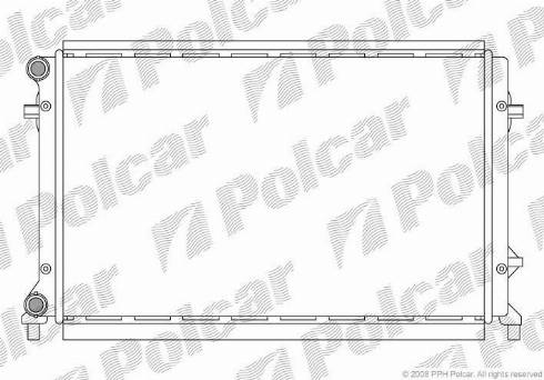 Polcar 133108-1 - Radiators, Motora dzesēšanas sistēma autodraugiem.lv