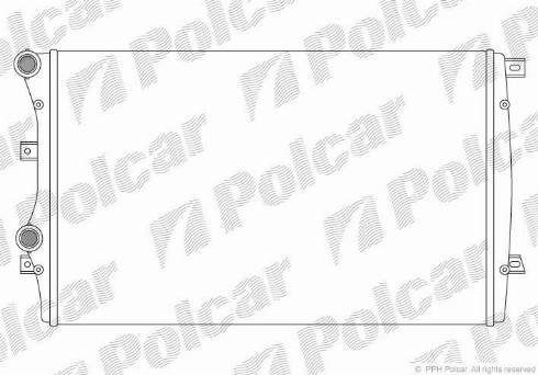 Polcar 1331082X - Radiators, Motora dzesēšanas sistēma autodraugiem.lv