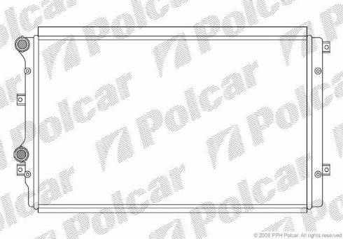 Polcar 133108-2 - Radiators, Motora dzesēšanas sistēma autodraugiem.lv