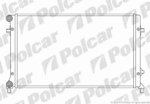 Polcar 133108A1 - Radiators, Motora dzesēšanas sistēma autodraugiem.lv