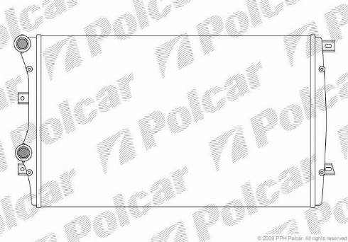 Polcar 133108A2 - Radiators, Motora dzesēšanas sistēma autodraugiem.lv