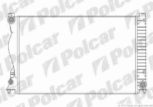 Polcar 133808-3 - Radiators, Motora dzesēšanas sistēma autodraugiem.lv