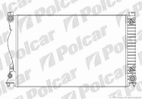 Polcar 133808-2 - Radiators, Motora dzesēšanas sistēma autodraugiem.lv