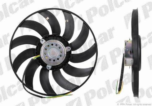 Polcar 133823U1-Q - Ventilators, Motora dzesēšanas sistēma autodraugiem.lv