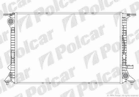 Polcar 1337081X - Radiators, Motora dzesēšanas sistēma autodraugiem.lv