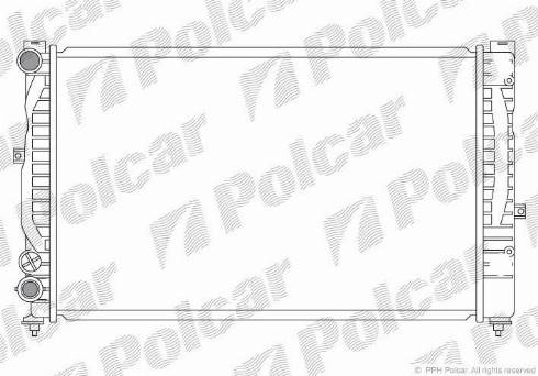 Polcar 132408-2 - Radiators, Motora dzesēšanas sistēma autodraugiem.lv