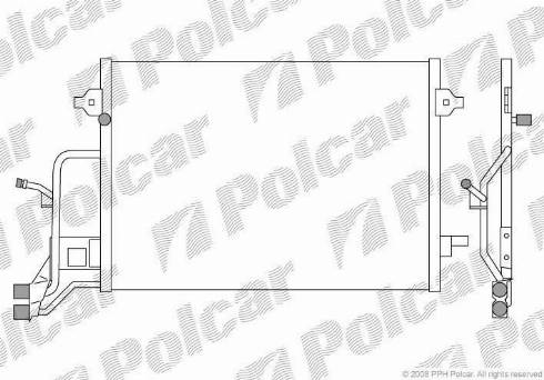 Polcar 1324K8C1 - Kondensators, Gaisa kond. sistēma autodraugiem.lv