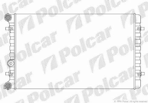 Polcar 132308A1 - Radiators, Motora dzesēšanas sistēma autodraugiem.lv