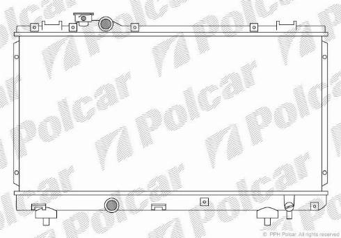 Polcar 814508-1 - Radiators, Motora dzesēšanas sistēma autodraugiem.lv
