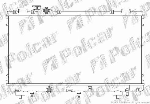 Polcar 814508-2 - Radiators, Motora dzesēšanas sistēma autodraugiem.lv