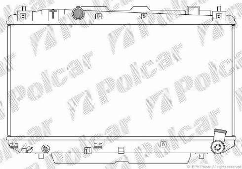 Polcar 814608-1 - Radiators, Motora dzesēšanas sistēma autodraugiem.lv