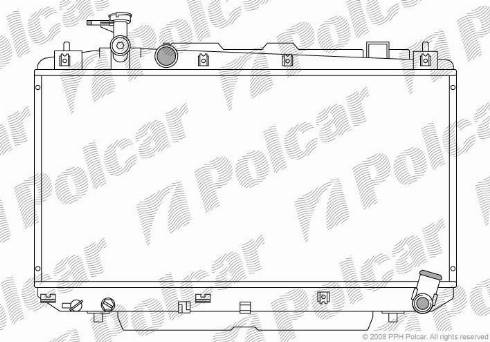 Polcar 814608-3 - Radiators, Motora dzesēšanas sistēma autodraugiem.lv