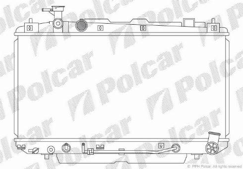 Polcar 814608-2 - Radiators, Motora dzesēšanas sistēma autodraugiem.lv