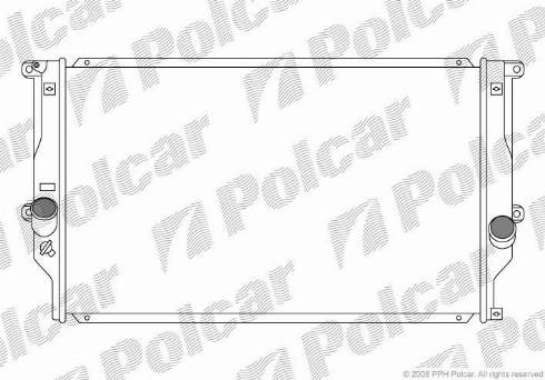 Polcar 8148085K - Radiators, Motora dzesēšanas sistēma autodraugiem.lv