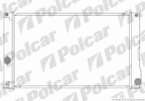 Polcar 816208-2 - Radiators, Motora dzesēšanas sistēma autodraugiem.lv