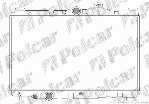 Polcar 8109081K - Radiators, Motora dzesēšanas sistēma autodraugiem.lv