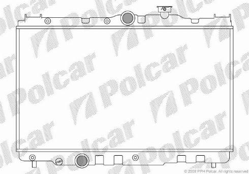 Polcar 810908-1 - Radiators, Motora dzesēšanas sistēma autodraugiem.lv