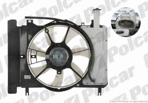 Polcar 810523W1 - Ventilators, Motora dzesēšanas sistēma autodraugiem.lv