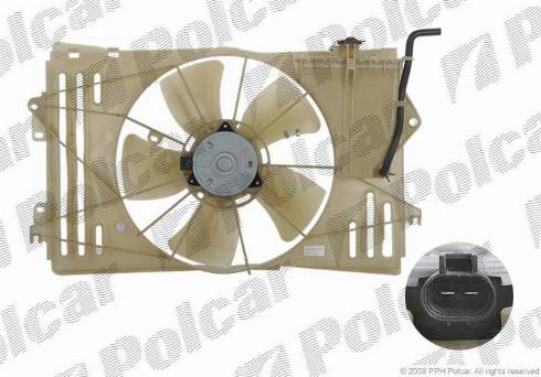 Polcar 811423W5 - Ventilators, Motora dzesēšanas sistēma autodraugiem.lv