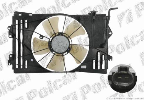 Polcar 811423W6 - Ventilators, Motora dzesēšanas sistēma autodraugiem.lv