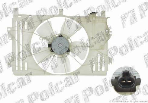 Polcar 811423W1 - Ventilators, Motora dzesēšanas sistēma autodraugiem.lv