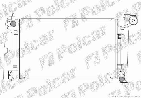 Polcar 811308-1 - Radiators, Motora dzesēšanas sistēma autodraugiem.lv