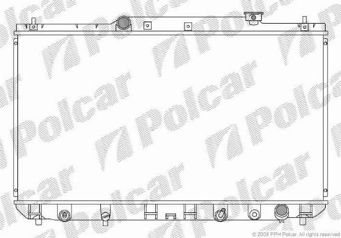 Polcar 813508-2 - Radiators, Motora dzesēšanas sistēma autodraugiem.lv