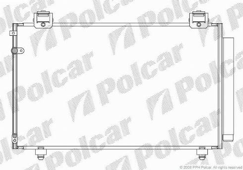 Polcar 8125K82K - Kondensators, Gaisa kond. sistēma autodraugiem.lv
