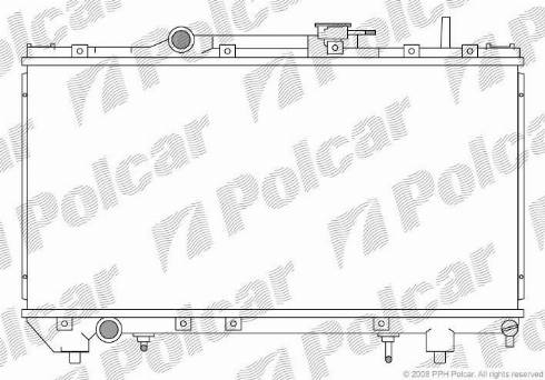 Polcar 812208-0 - Radiators, Motora dzesēšanas sistēma autodraugiem.lv