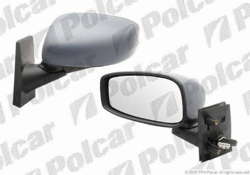 Polcar 3044514M - Ārējais atpakaļskata spogulis autodraugiem.lv